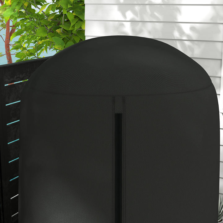190 x Φ128cm Hanging Egg Chair Furniture Cover - Black