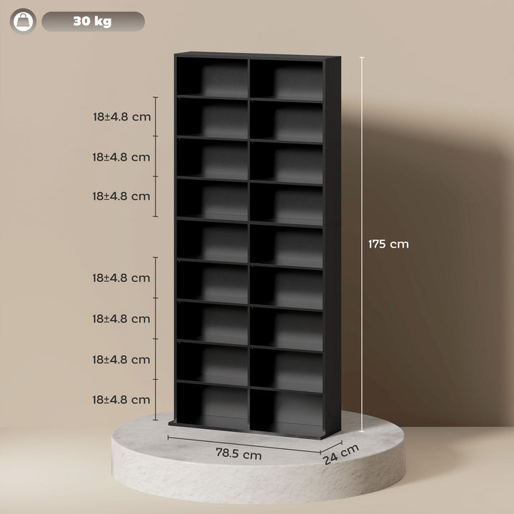 640 CD Storage Tower - Black