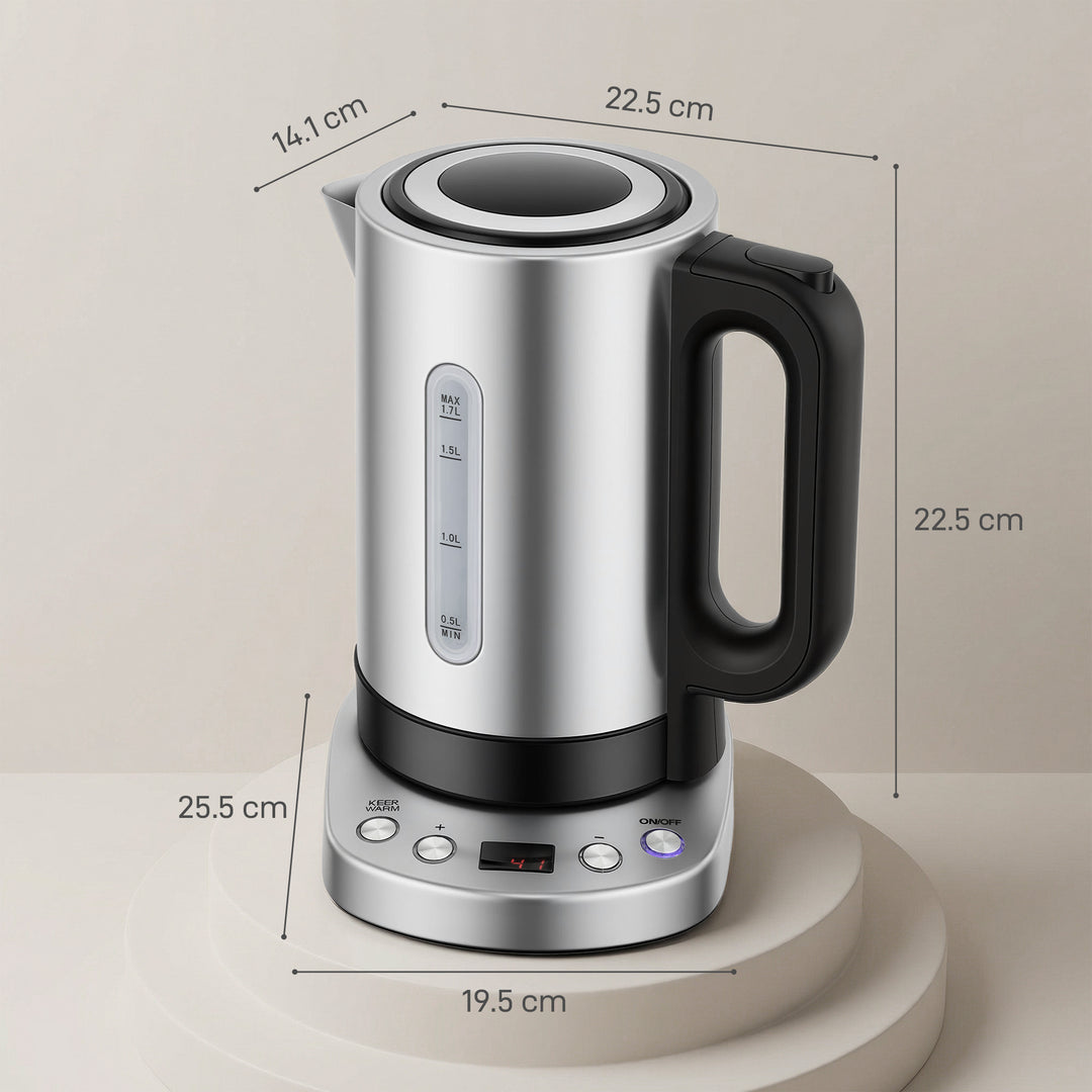Electric Kettle, 1.7L, Fast Boil, 3kW Water Kettle with UK Strix Therm