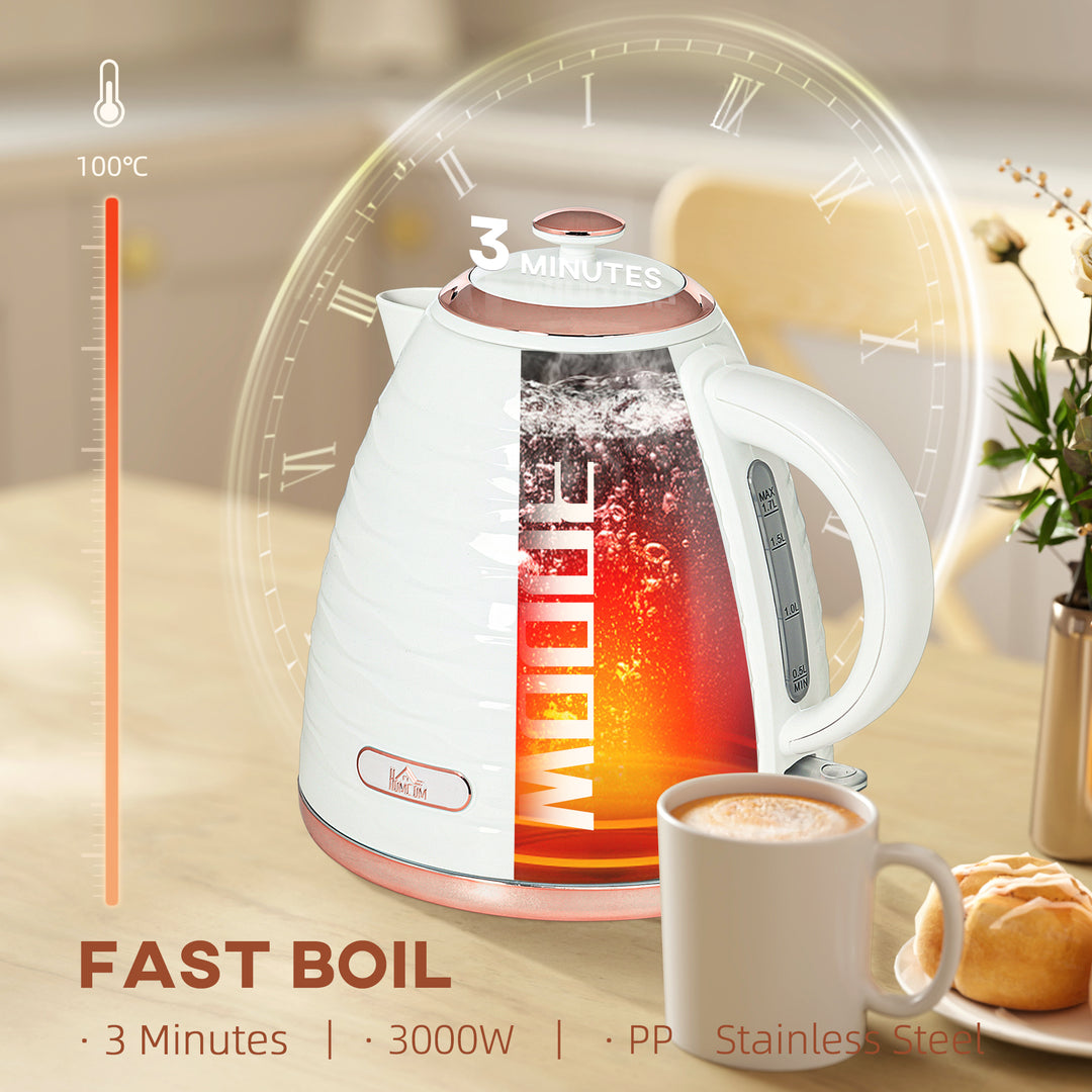 3kW Rapid Boil Honeycomb Kettle - Cream
