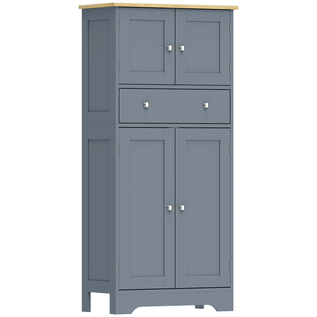 Multi-Storage Freestanding Kitchen Cabinet - Blue