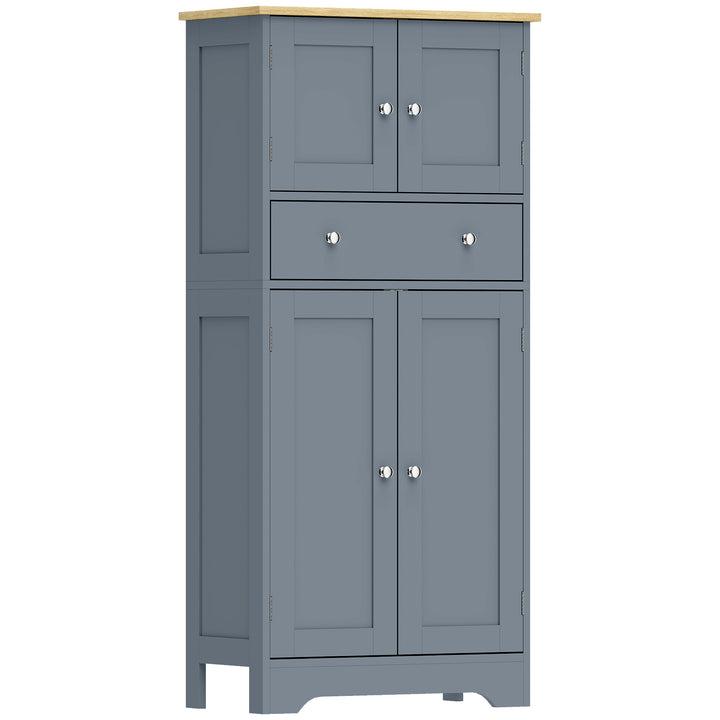Multi-Storage Freestanding Kitchen Cabinet - Blue