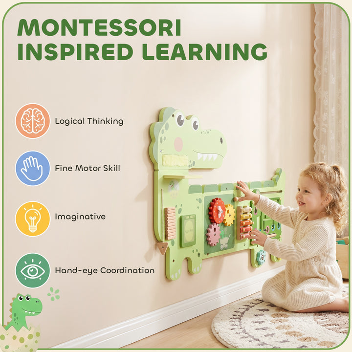 Busy Board Panels, Wall Mounted Montessori Inspired Busy Board, Toddle