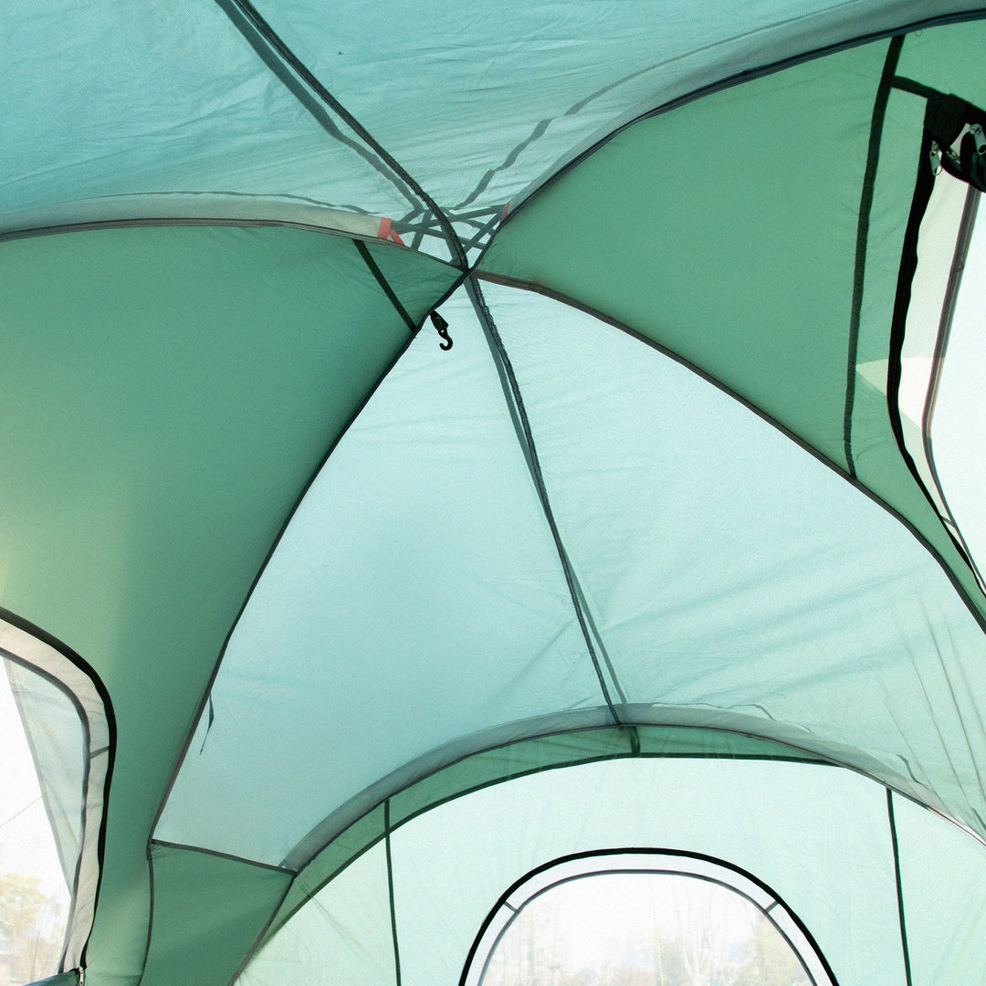 5-6 Man Dome Camping Tent - Dark Green