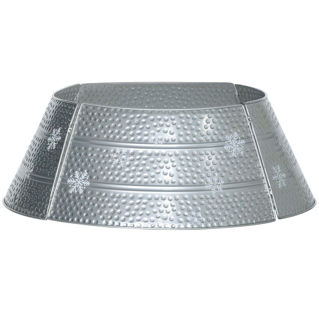 66cm Hammered Steel Christmas Tree Base Collar
