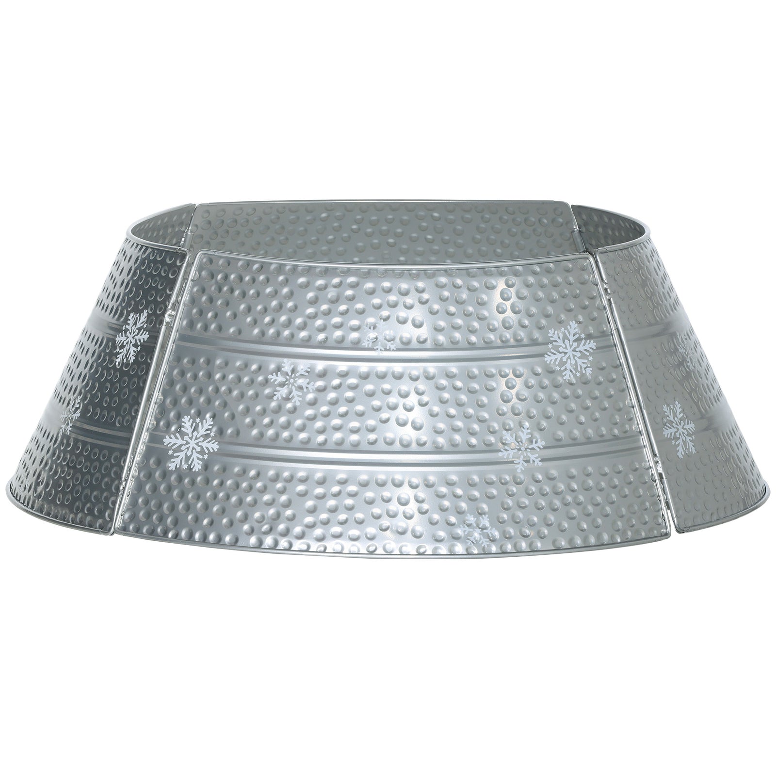 66cm Hammered Steel Christmas Tree Base Collar