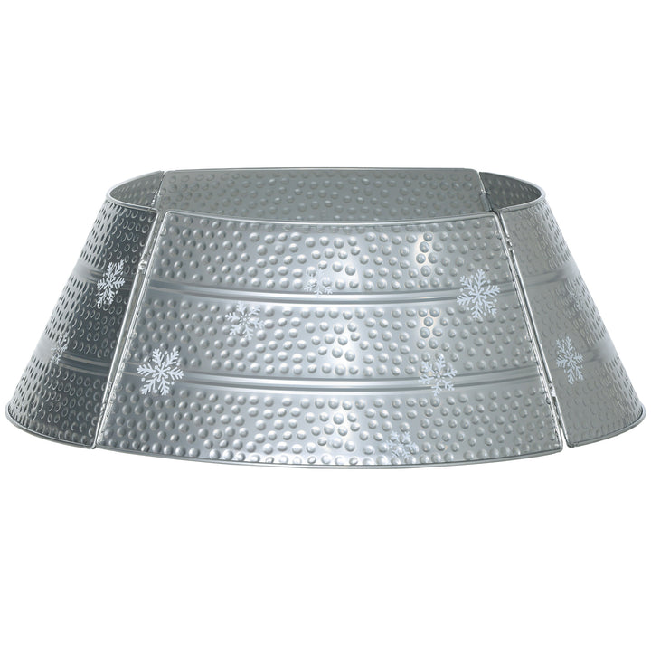 66cm Hammered Steel Christmas Tree Base Collar