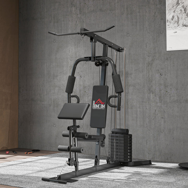 MCL Multi-Exercise Gym Station, with 45kg Weight Stack, for Full Body Workout