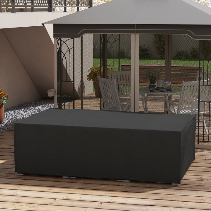 155 x 222cm Waterproof Furniture Cover - Black