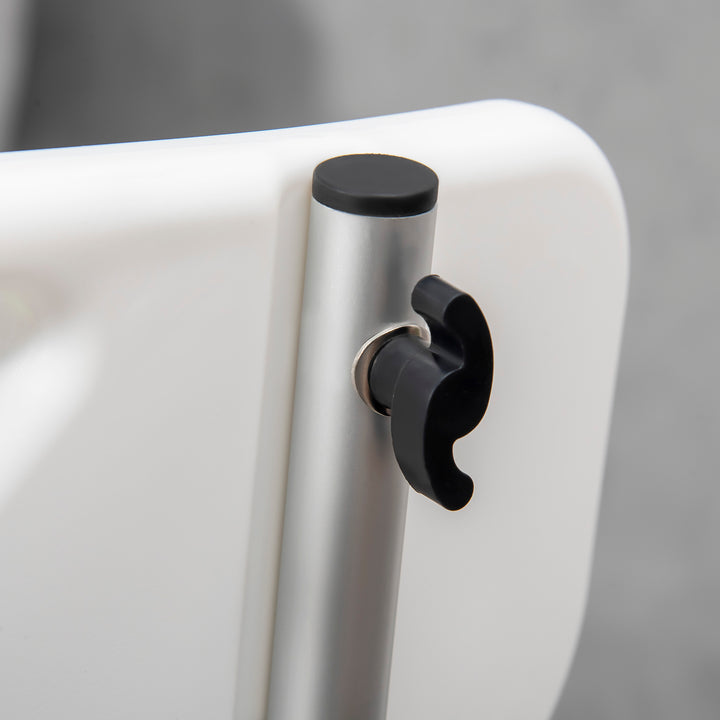 MCL Shower Stool with Backrest, Height Adjustable Shower Chair with Anti-slip Foot Pads, Shower Head Holder, Green