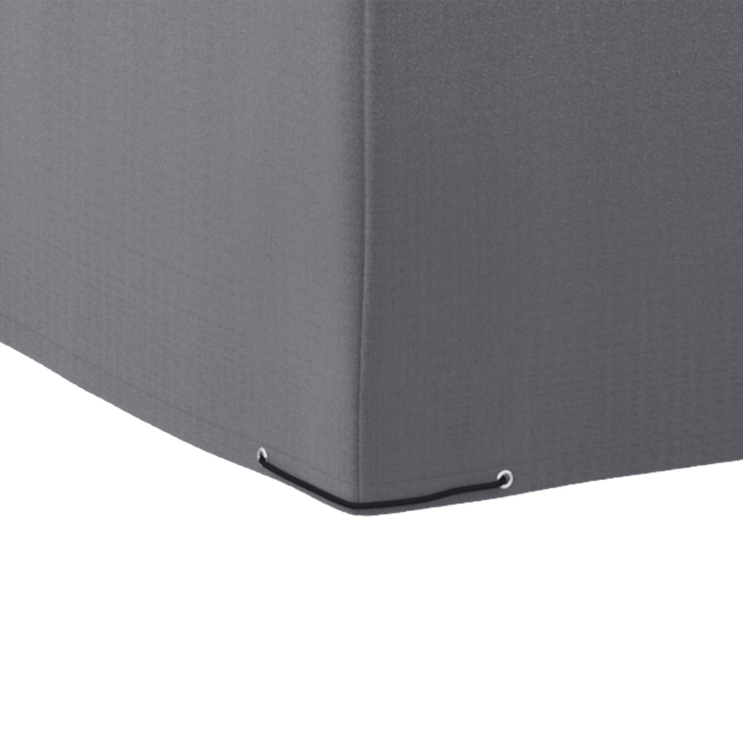 MCL 225x210cm Outdoor Garden Rattan Furniture Protective Cover Water UV Resistant Grey