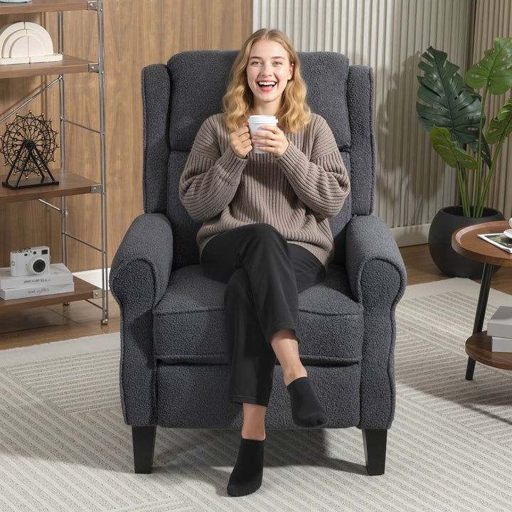 Recliner Armchair with Extended Leg Rest