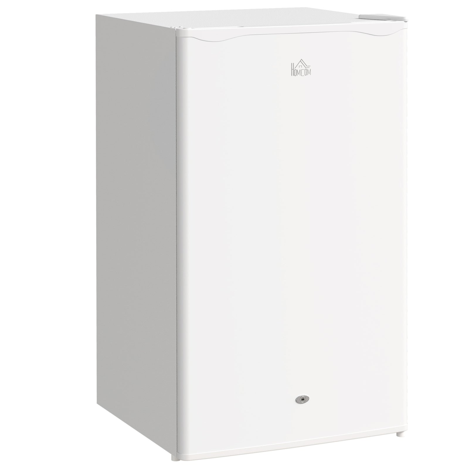 91L Freestanding Under-Counter Fridge with Lock - White