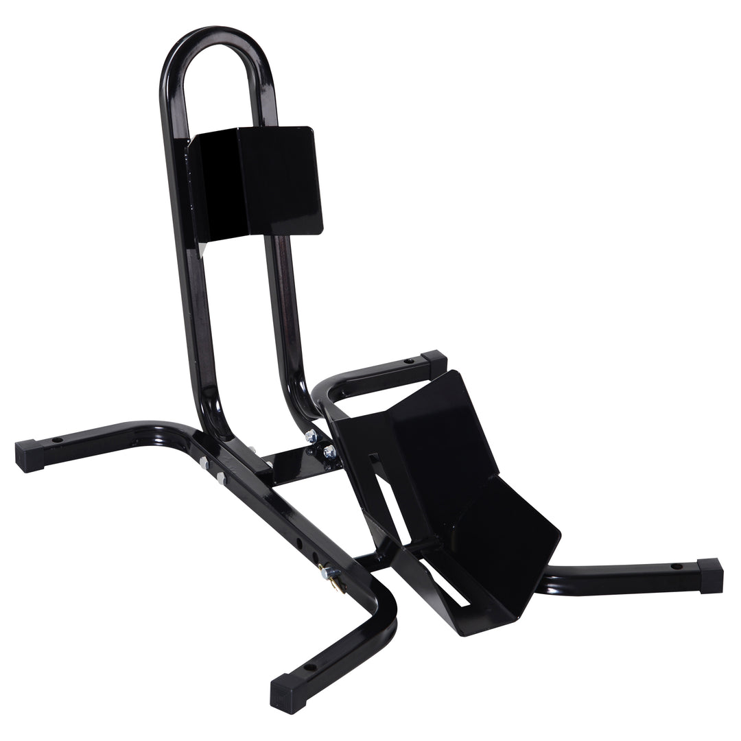 MCL Metal Motorcycle Motorbike Wheel Chock Locking Stand System 17", 19", 21"/43, 48, 51 cm Front Wheels Steel Adjustable Fixing Tyre Holder Support