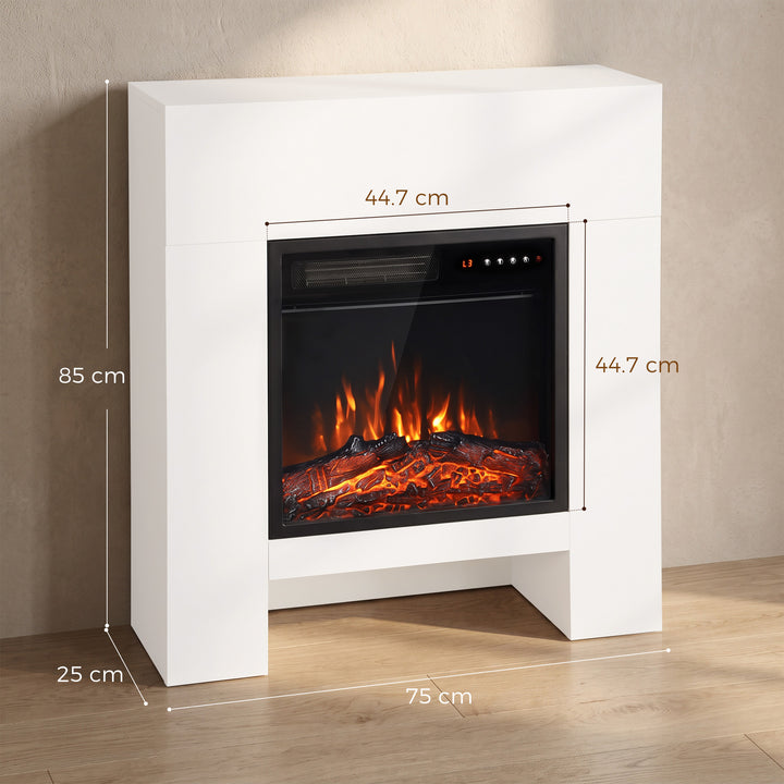 Freestanding Electric Fireplace Suite, Electric Fire and Surround - view 3