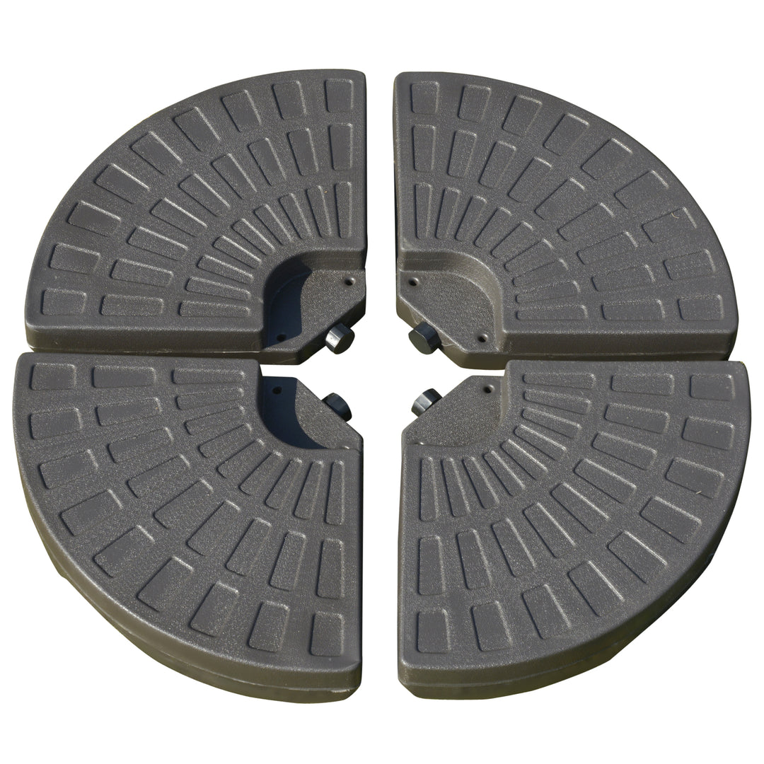 Set of 4 Fillable Parasol Weights - 100kg