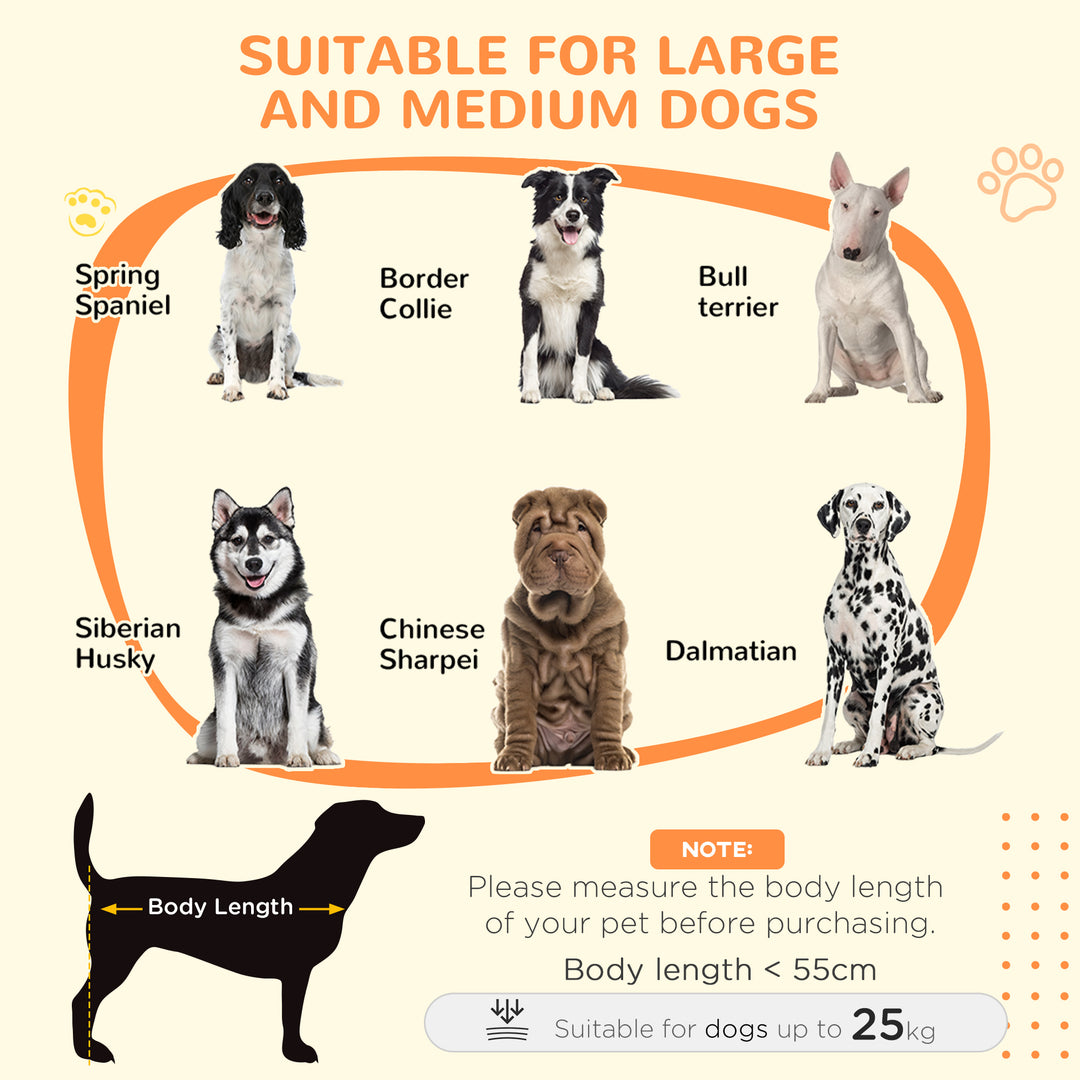 Dog Crate Table for Medium and Large Dogs with Magnetic Door for Indoor Use, 95 x 55 x 75 cm, Grey
