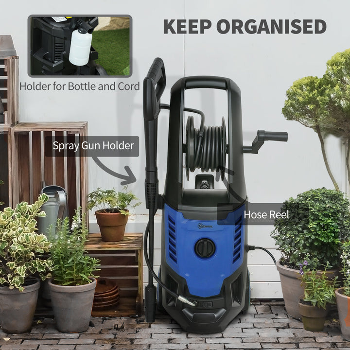 2200W High Pressure Washer, 170 Bar Pressure Washer with Adjustable No