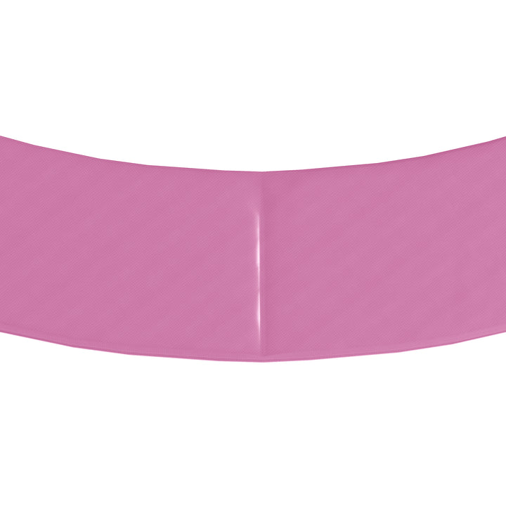 SPORTNOW 8FT Trampoline Spring Cover, Plastic Trampoline Pad Replacement with Elastic Cord, Waterproof, UV Resistant and Tear-Resistant, Pink