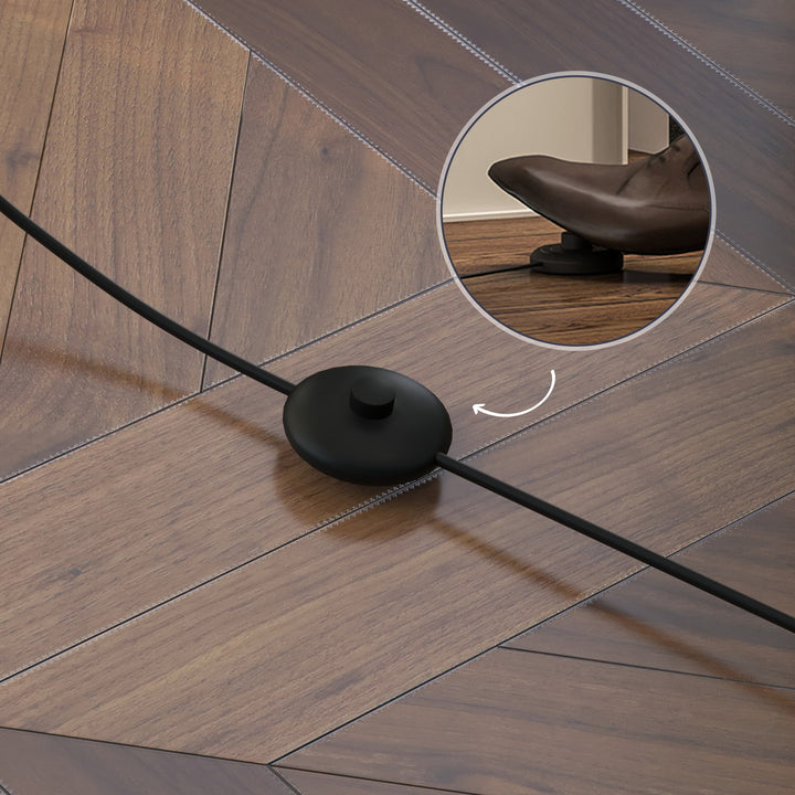 MCL 3-Tier Floor Lamp, Floor Light with Storage Shelf, Reading Standing Lamp with Acrylic Shade for Living Room, Bedroom, Kitchen, Dining Room, Office, Dorm, 160cm, Oak