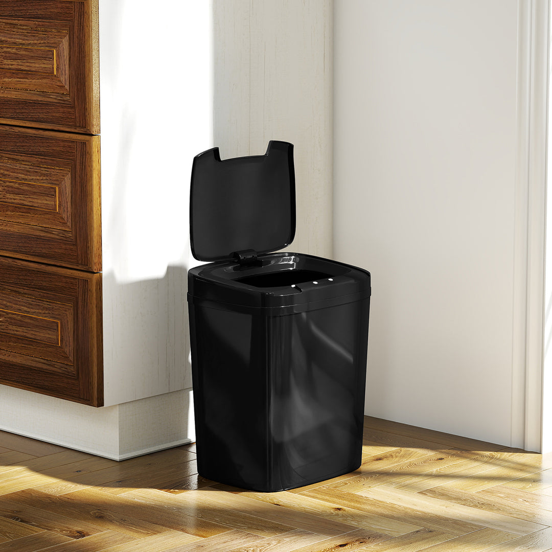 15L Sensor Bin, Automatic Touchless Kitchen Bin, Easy Clean, Battery Operated for Home Office, Bedroom, Bathroom