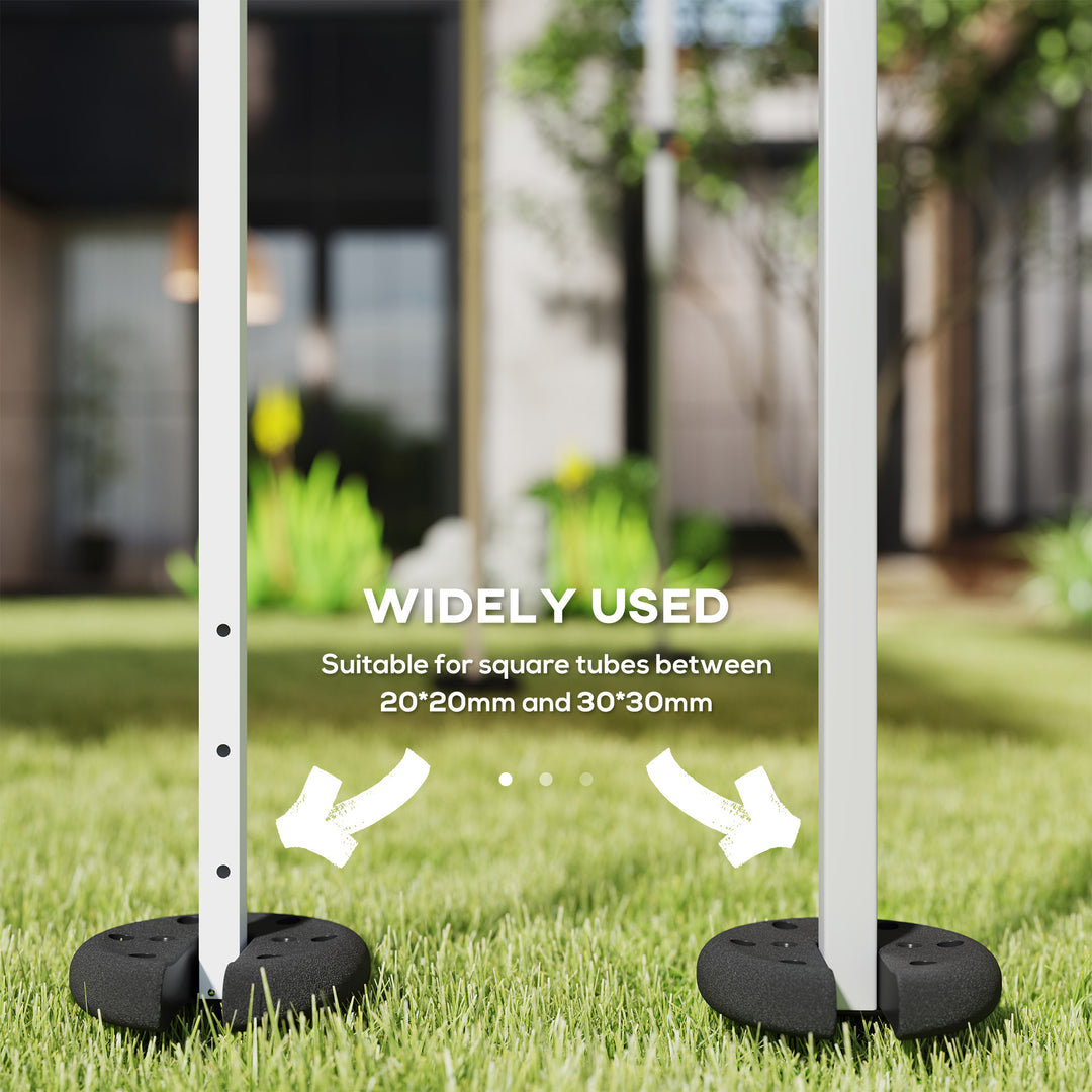 MCL Pop up Canopy Tent Weights Set of 4 PCs, Leg Weights for Marquee Party Tent Outdoor Canopy, Total 8.8KG