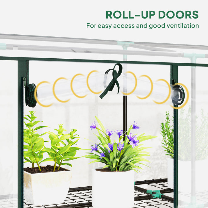 46 x 215cm Nine-Shelf Greenhouse