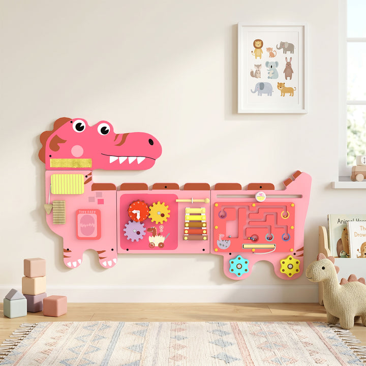 Busy Board Panels, Wall Mounted Montessori Inspired Busy Board, Toddle