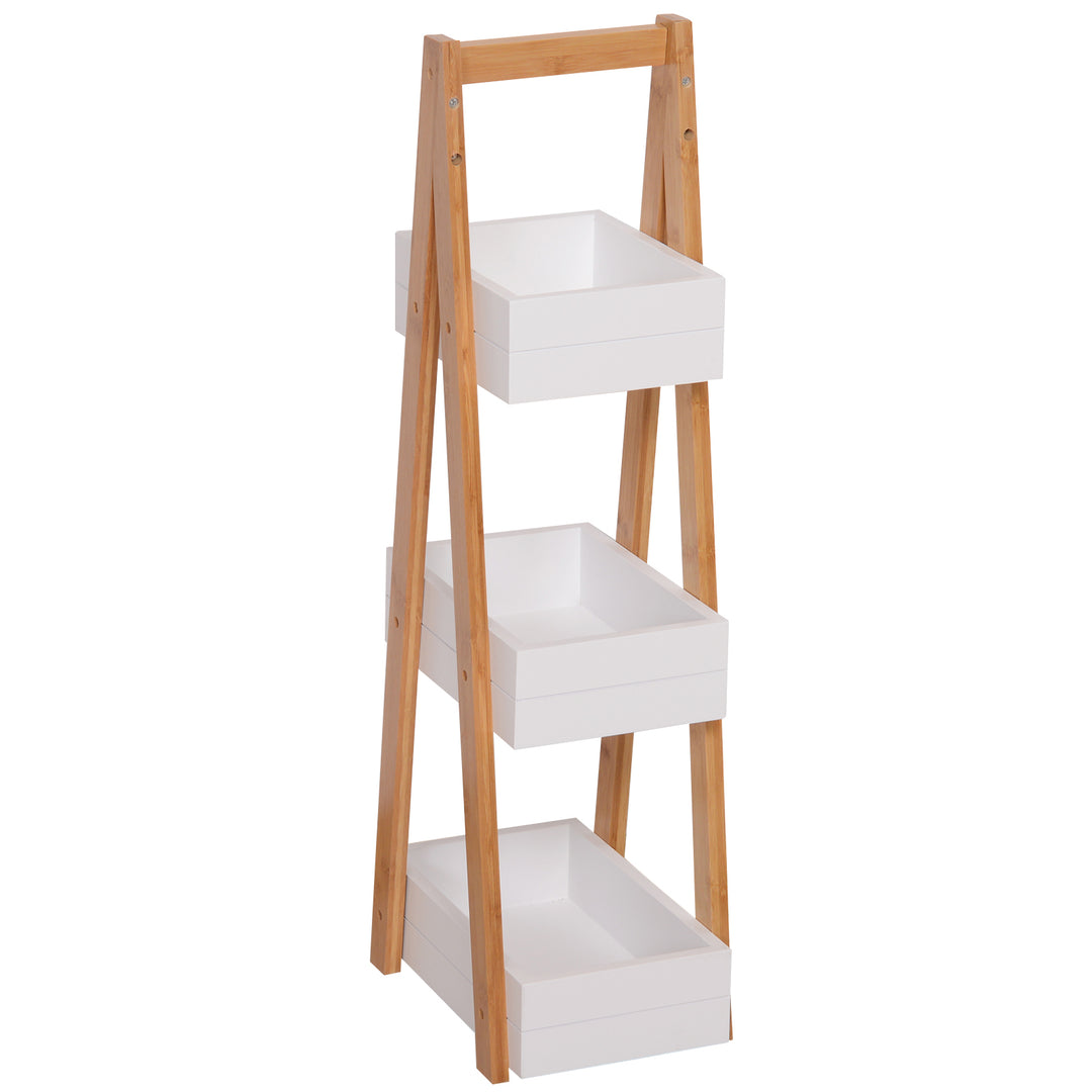MCL 3 Tier Bathroom Shower Caddy Freestanding Rack Storage Unit Shelf Organiser