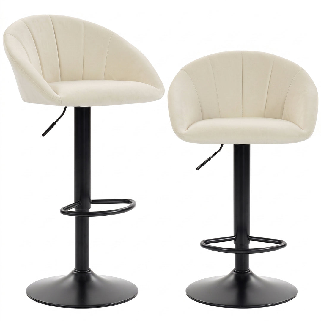 Stool counter backs - Cream