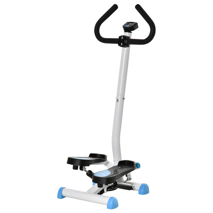 MCL Twister Stepper, Step Machine with Adjustable Resistance, LCD Screen - Blue