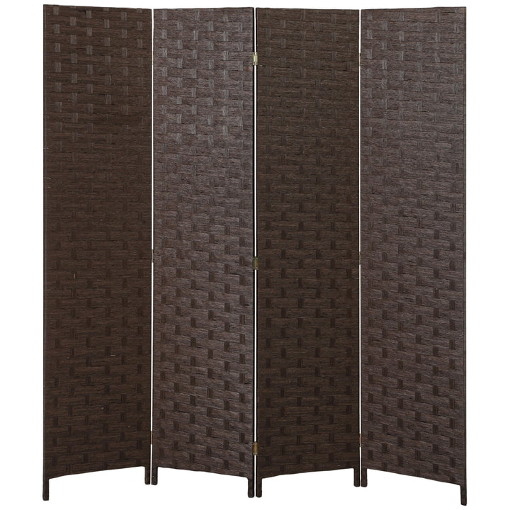 Wave Fibre Freestanding Folding Privacy Screen Panels, Room Divider, D