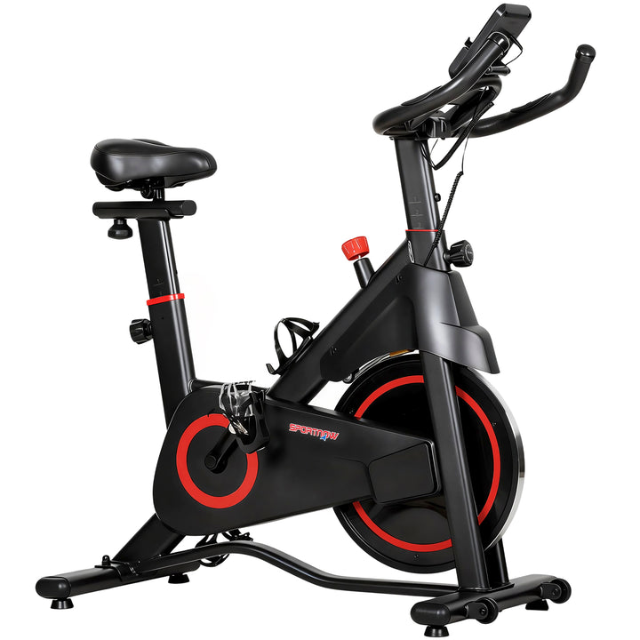 Exercise Bike, Stationary Bike with Adjustable Magnetic Resistance, In