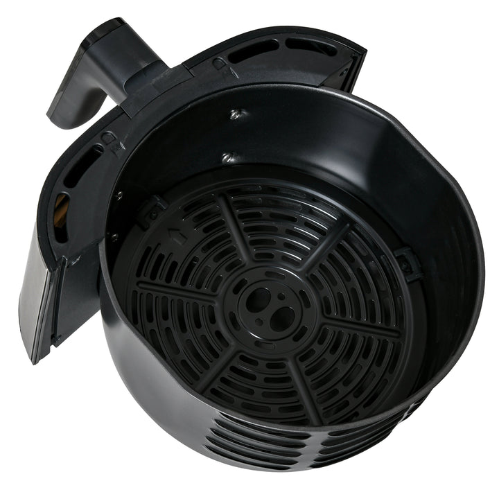 MCL 4.5L Air Fryer, 1500W Air Fryer Oven with Rapid Air Circulation, Adjustable Temperature, Timer and Nonstick Basket for Oil Less or Low Fat Cooking, Black