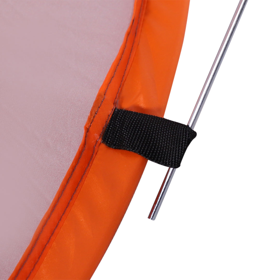 MCL Fibreglass Frame 2 Person Pop-Up Lightweight Camping Tent Orange
