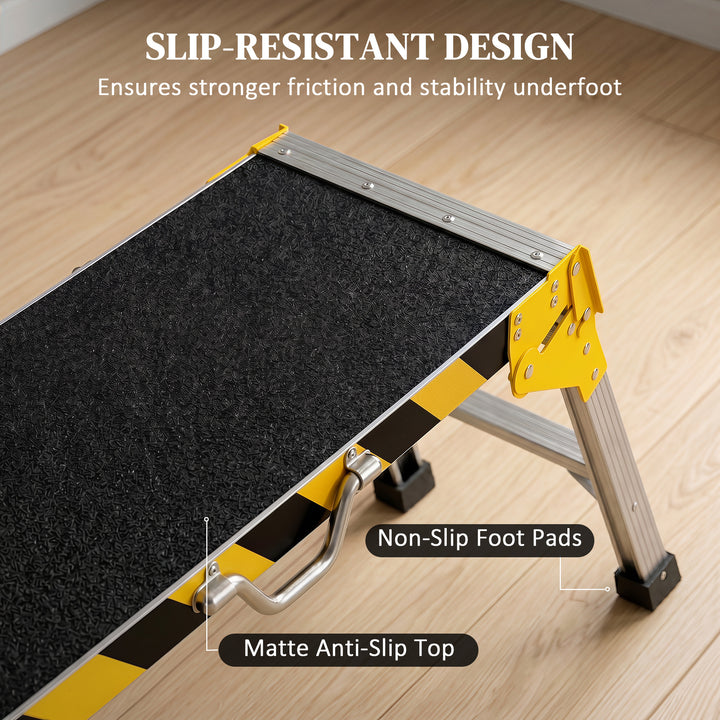 Work Bench, Foldable Aluminium Alloy Tool Stand with Handle, Non Slip,