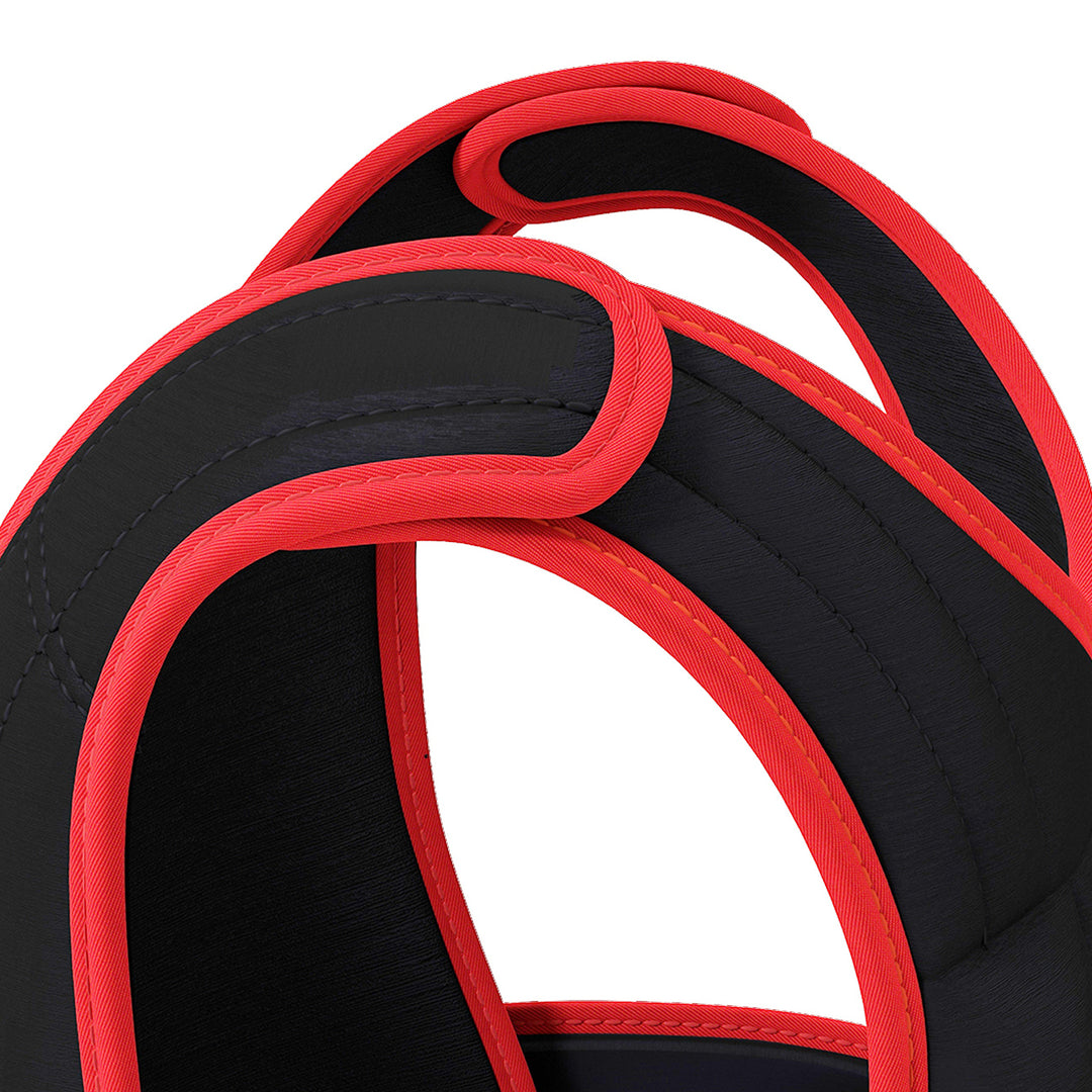 MCL 20kg Weighted Vest, Adjustable Running Weight Vest with 38 Weight Bags for Men or Women Cardio Exercise, Black and Red