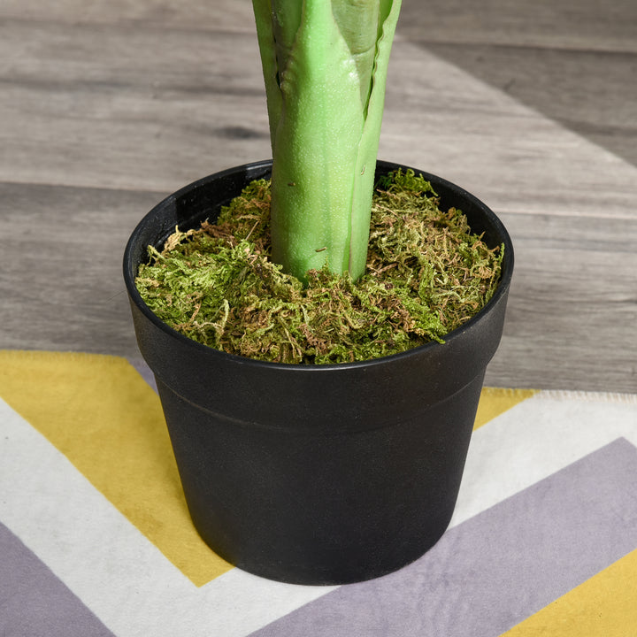 Decorative Artificial Monstera Plants in Pot Fake Plants for Home Indoor Decor, 85cm