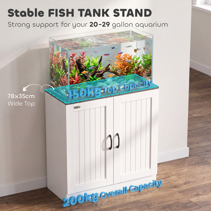 Fish Tank Stand, 20-29 Gallon Aquarium Stand with Cabinet Storage - view 4