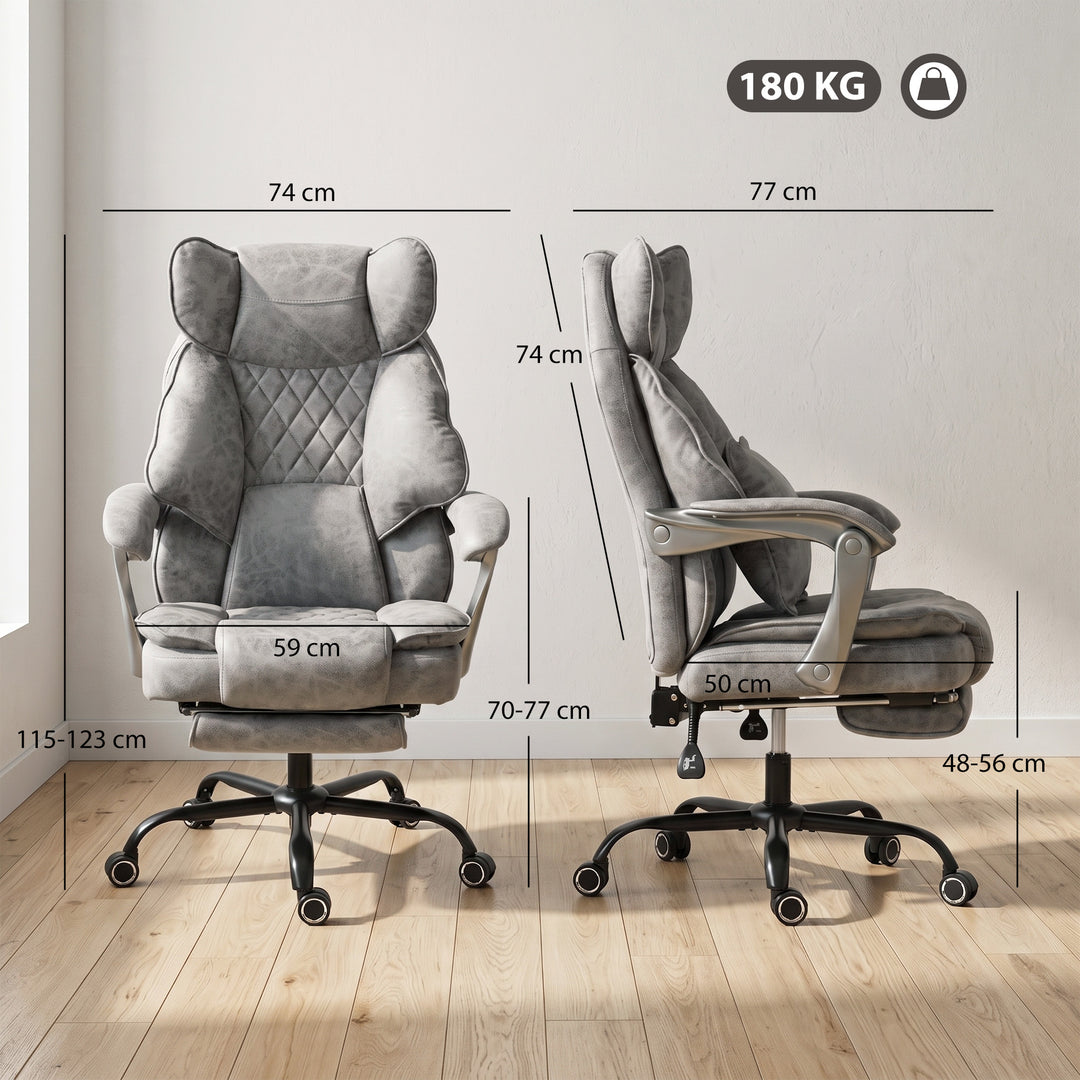 Executive Office Chair, Leathaire Big and Tall Office Chair 180 kg wit