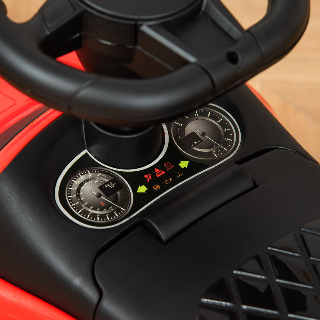 MCL Ride on Car Baby Toddler Walker Foot to Floor Sliding Car Slider Red