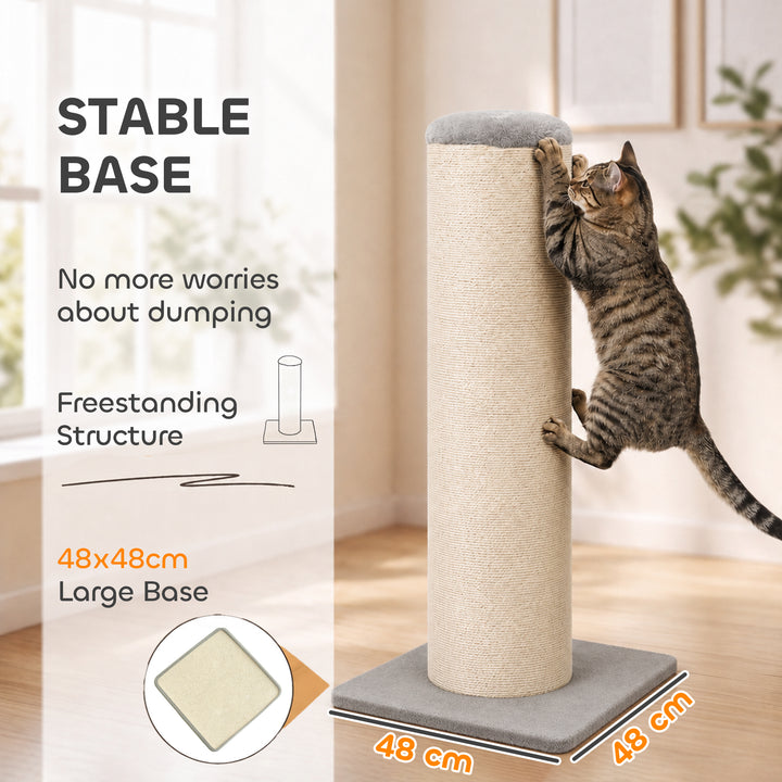 Cat Scratching Post, 76cm Tall Scratch Post for Indoor Kittens, Cat - view 6