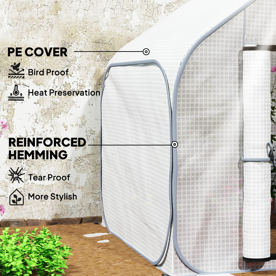 150 x 148cm Pop-Up Greenhouse - White