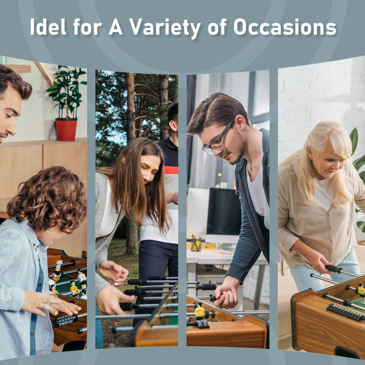 MCL 29 Inch Mini Tabletop Football Foosball Gaming Table  Play Fun Game Toy 74.5L x 36.1W x 12H CM