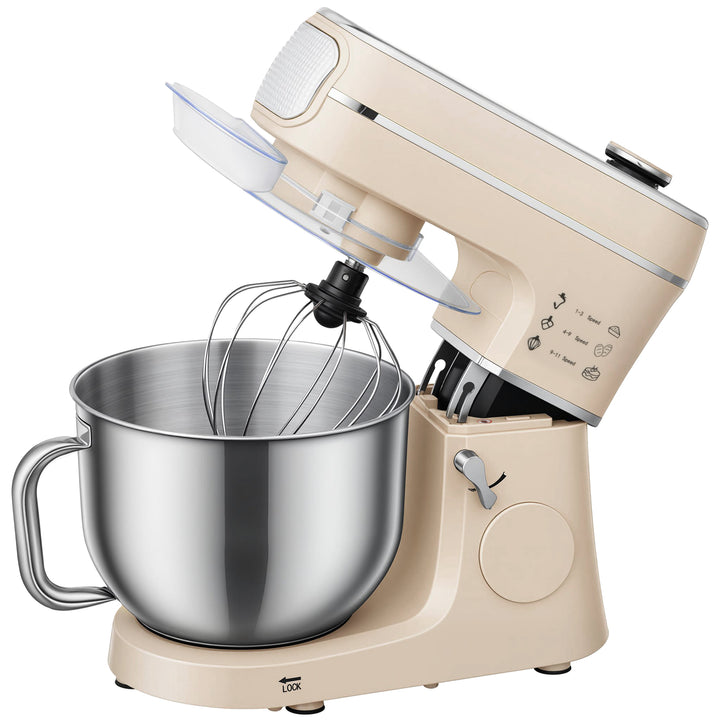 Stand Mixer, 6L 1400W Tilt-Head Food Mixer with 11 Speeds, Pulse &amp; Fer