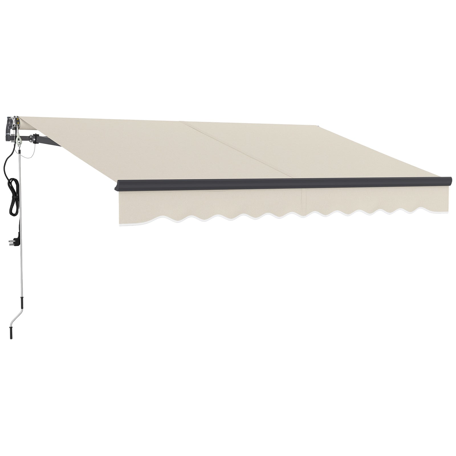 2.5 x 3m Electric/Manual Awning, with Remote - Beige