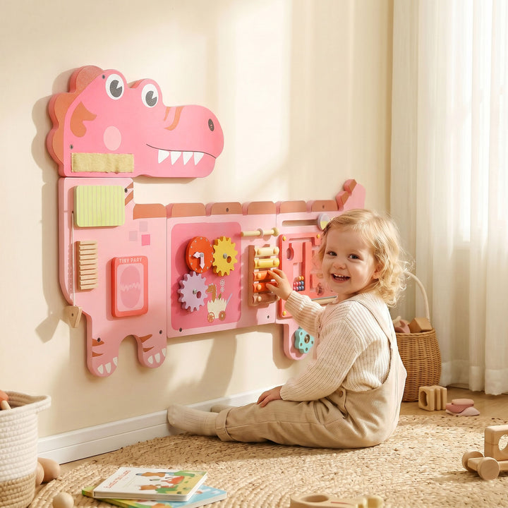 Busy Board Panels, Wall Mounted Montessori Inspired Busy Board, Toddle