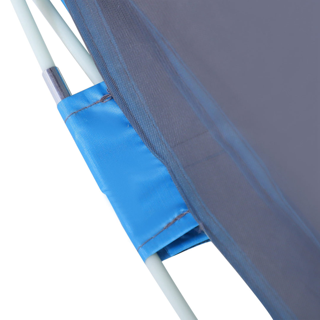 MCL Fibreglass Frame 2 Person Pop-Up Lightweight Camping Tent Blue