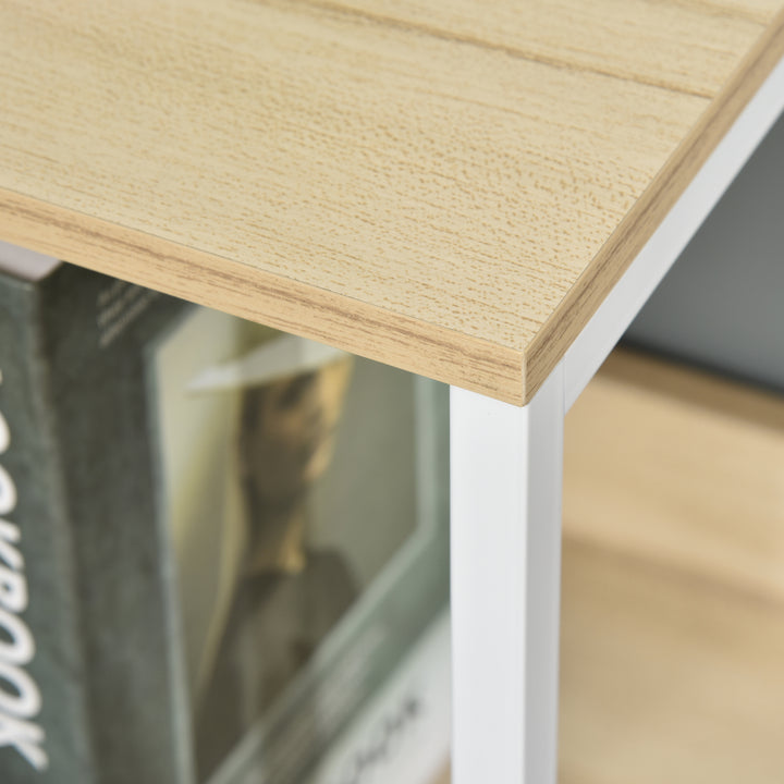 MCL 4 Drawer Storage Chest Unit Home Cabinet w/ Shelves Home Living Room Bedroom Entryway Living Furniture, Light Grey