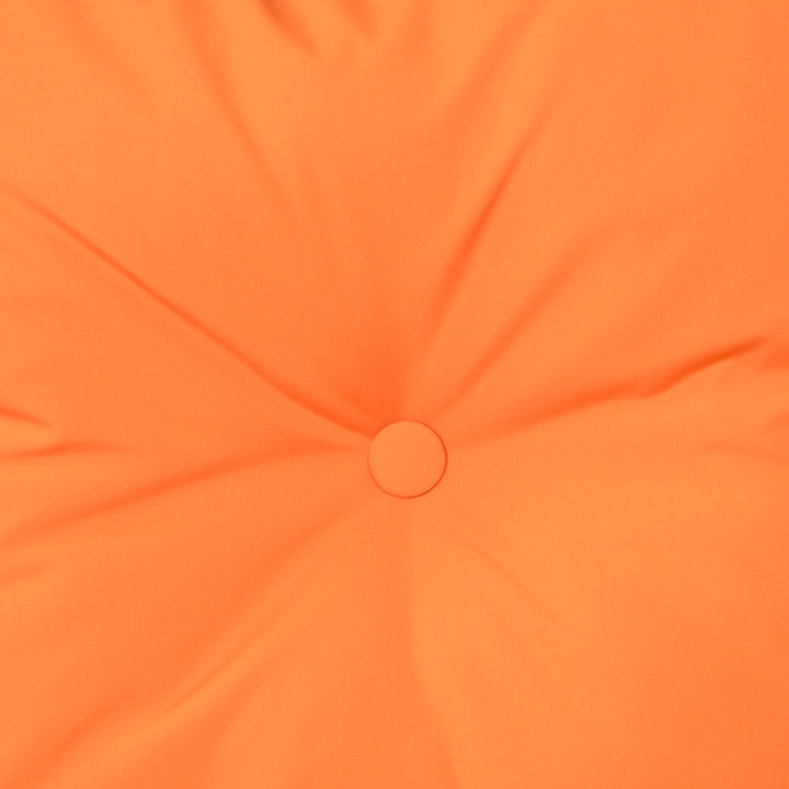 MCL 3 Pieces Rattan Bistro Set, Wicker Garden Furniture Set with Storage Coffee Table and Chairs, Thickened Cushions for Outdoor, Patio, Balcony, Orange